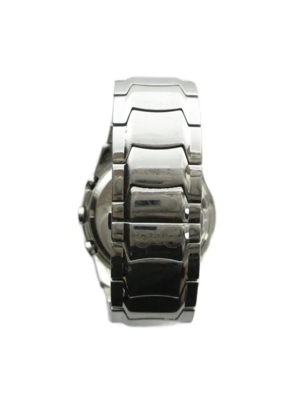 Dolce & Gabbana D&G Watch Quartz Chronograph Carre Date White Dial Silver